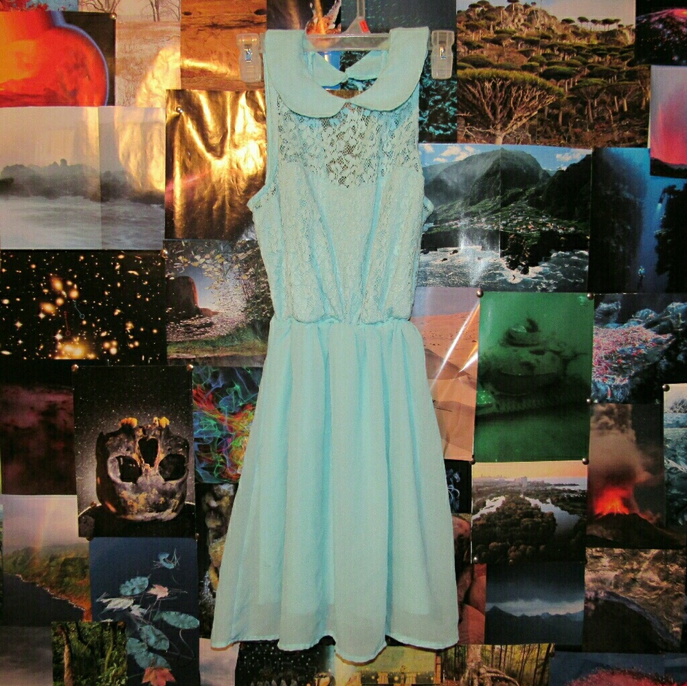 2/$15 Light teal dress